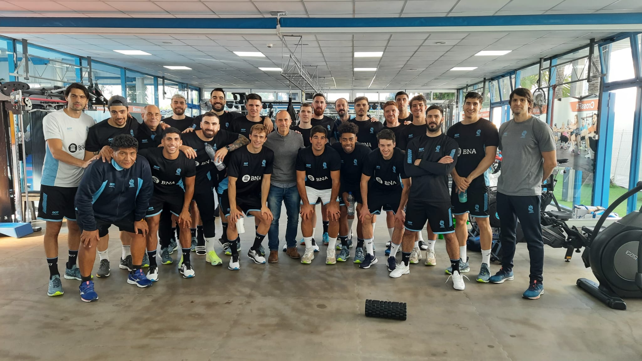 selección argentina balonmano entrena en el Lope de Vega
