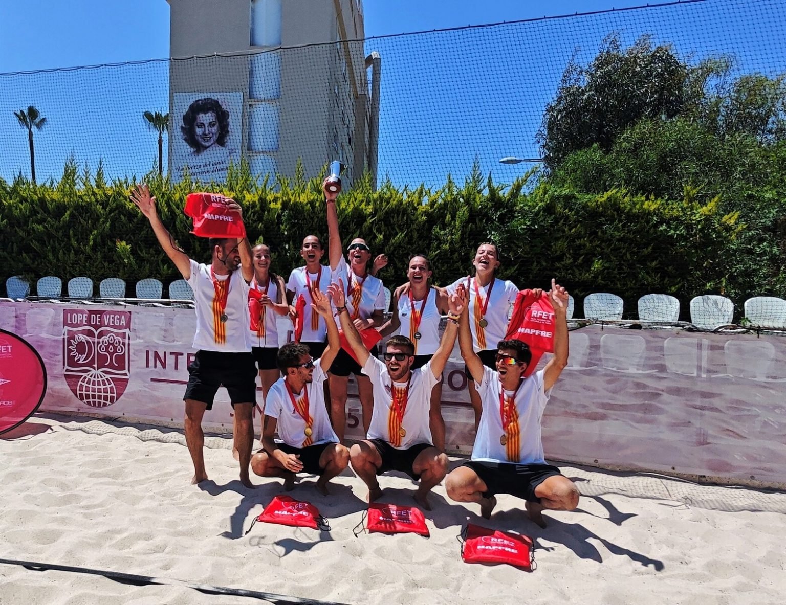 Catalonia takes the victory in the III Spanish Beach Tennis Championship